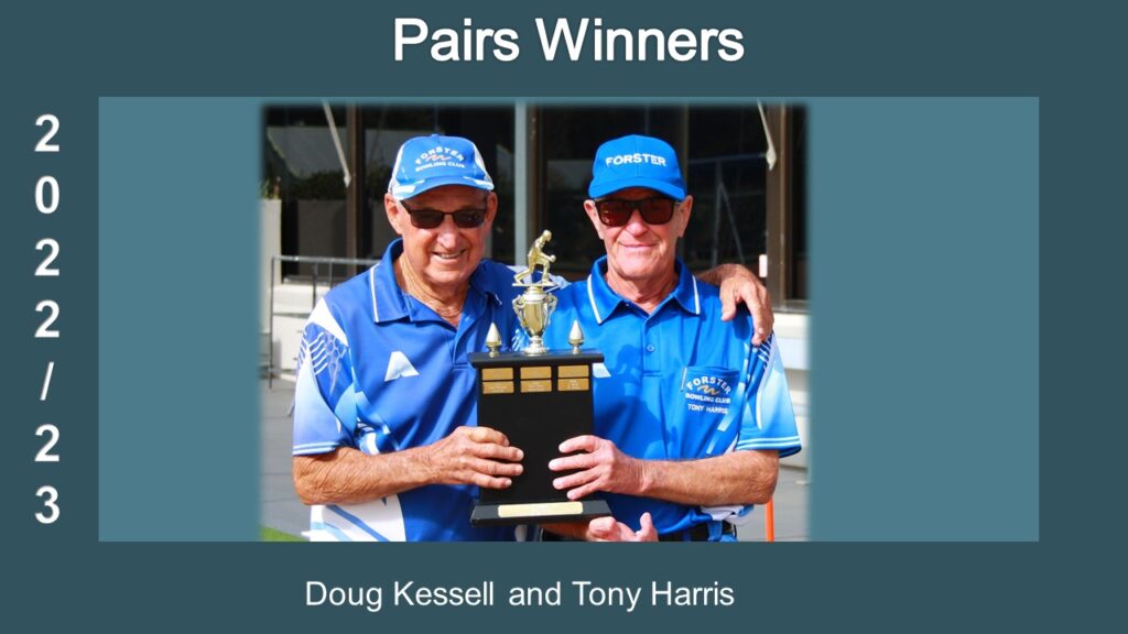 Honour Boards Forster Bowling Club