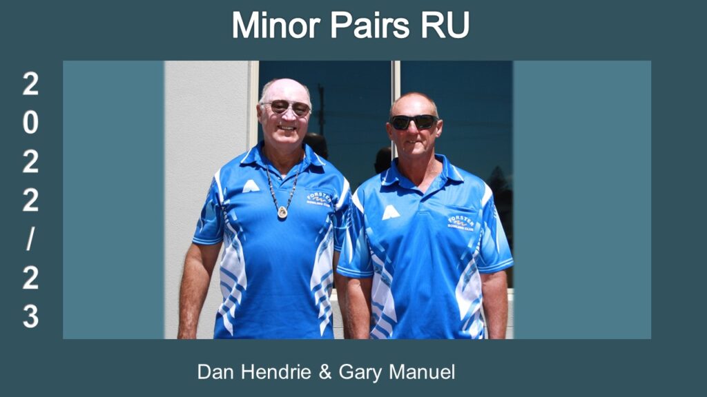 Honour Boards Forster Bowling Club