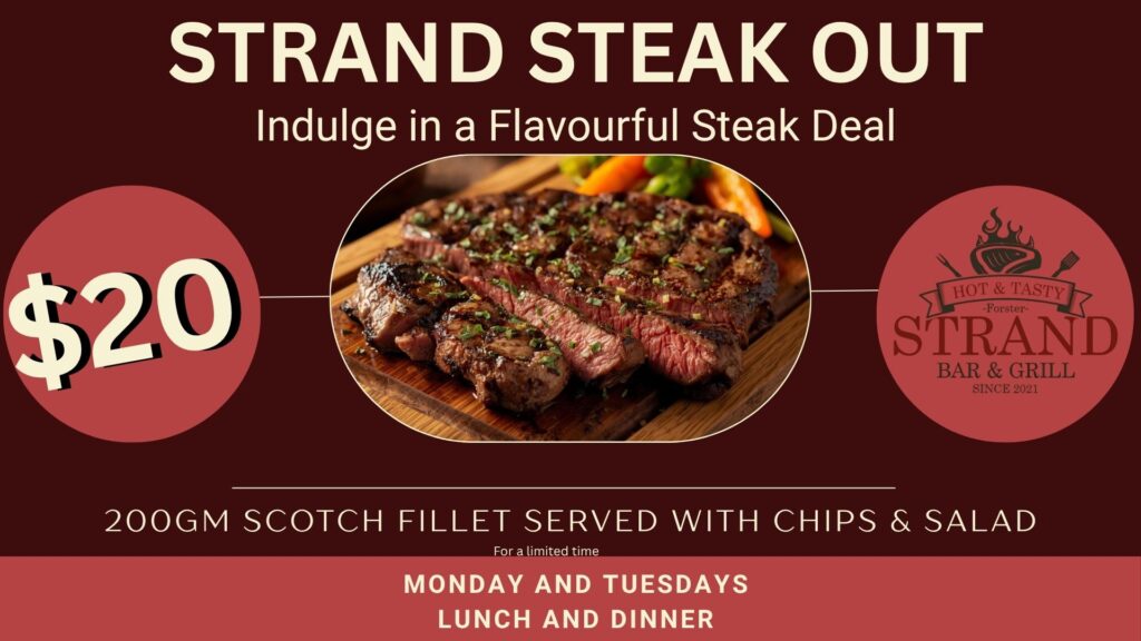strand steak special